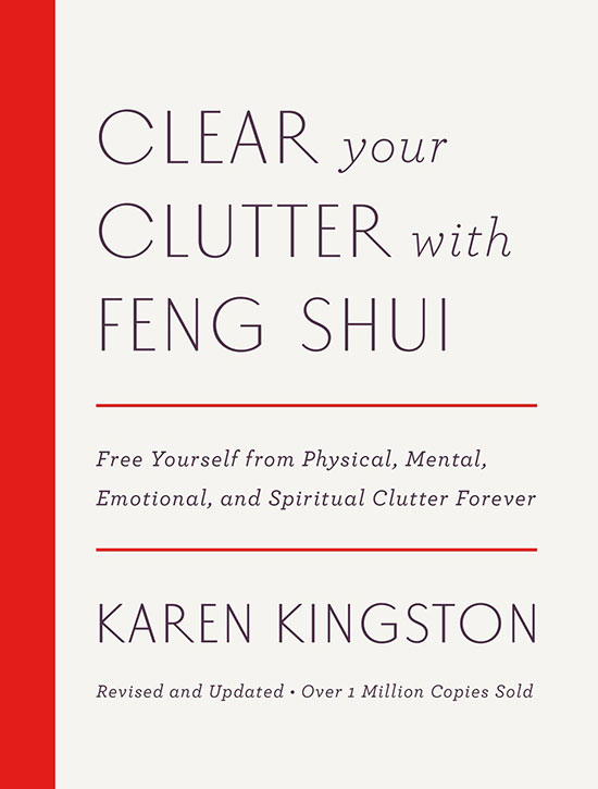 In "Clear Your Clutter with Feng Shui," author Karen Kingston reminds us that clutter is stuck energy that keeps you stuck in undesirable life patterns. Therefore, you can "sort out your life by sorting out your junk." She covers the reasons we keep things as well as the amazing stories of people who have cleared their clutter away.